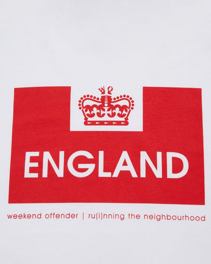 Weekend Offender England City Series T-Shirt Weiß