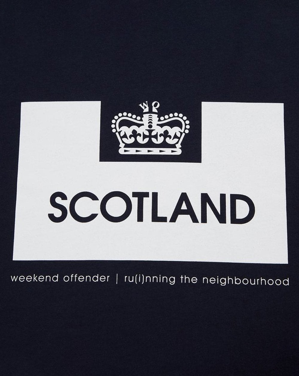 Weekend Offender Scotland City Series Euro T-Shirt Marineblau