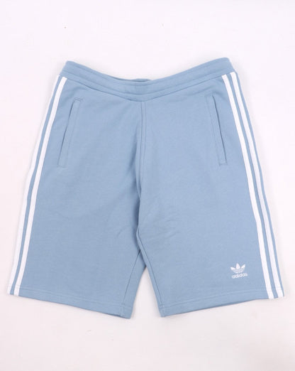 Adidas Originals – Shorts mit 3 Streifen, Himmelblau