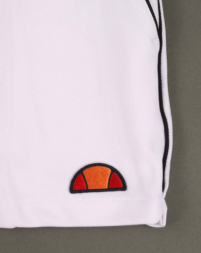 Ellesse – 80er-Tennisshorts in Weiß