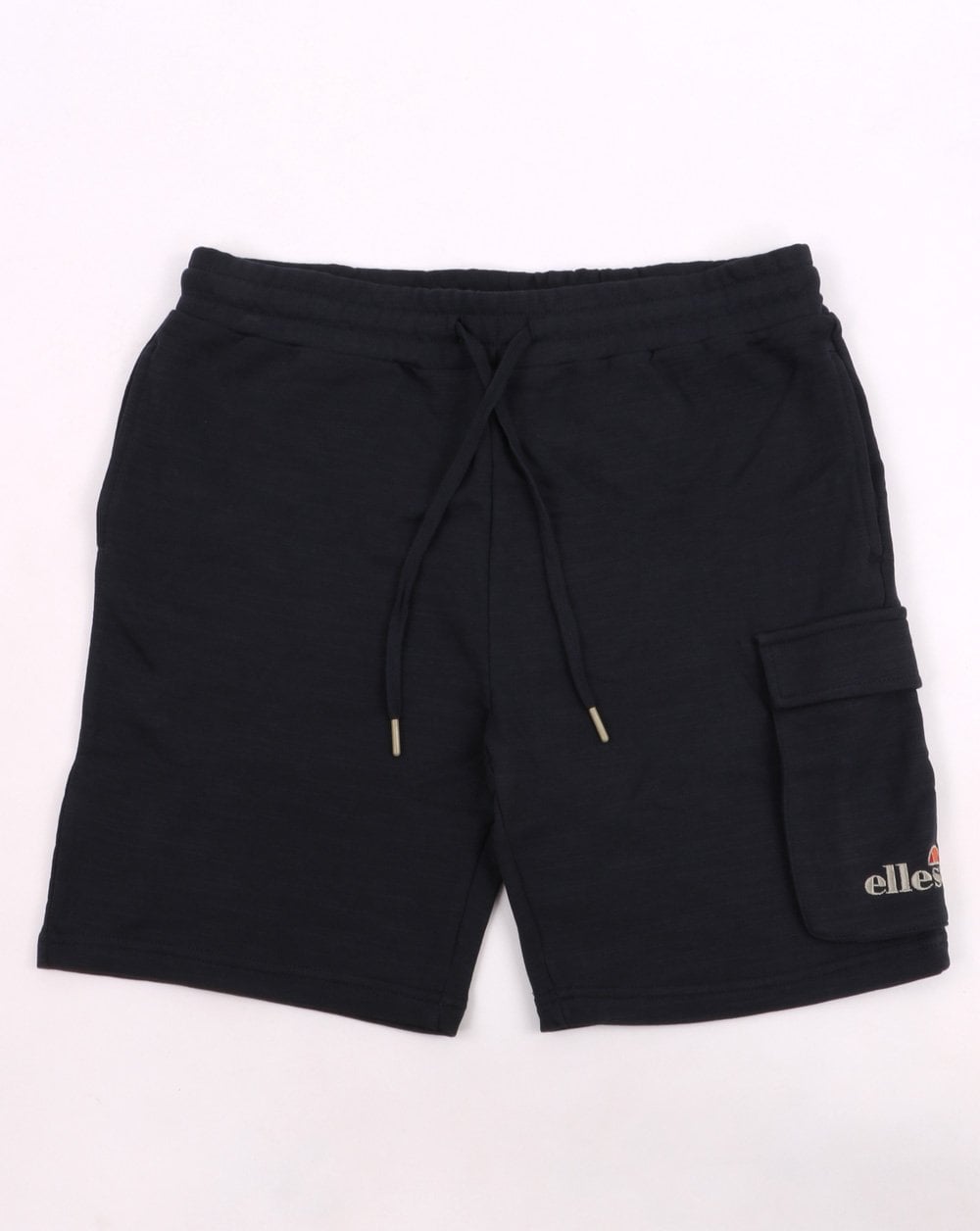 Ellesse – Cargo-Sweatshorts in Marineblau