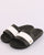 Lacoste Footwear Croco Slide Black/White