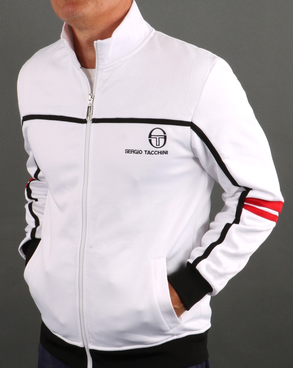 Sergio Tacchini Frankie Track Top White