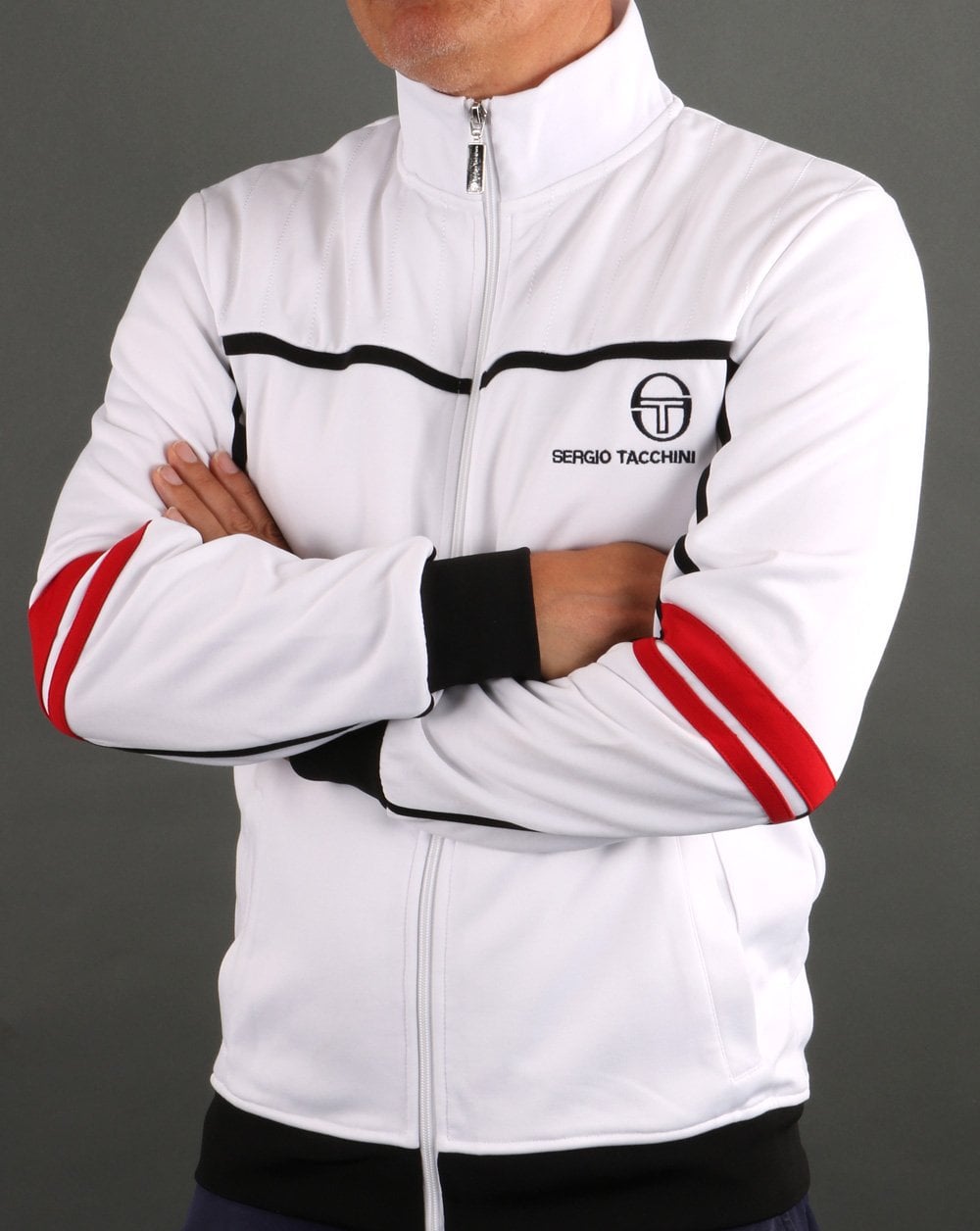Sergio Tacchini Frankie Track Top White