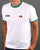 Ellesse Ringer T Shirt White/Green