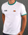 Ellesse Ringer T Shirt White/Green