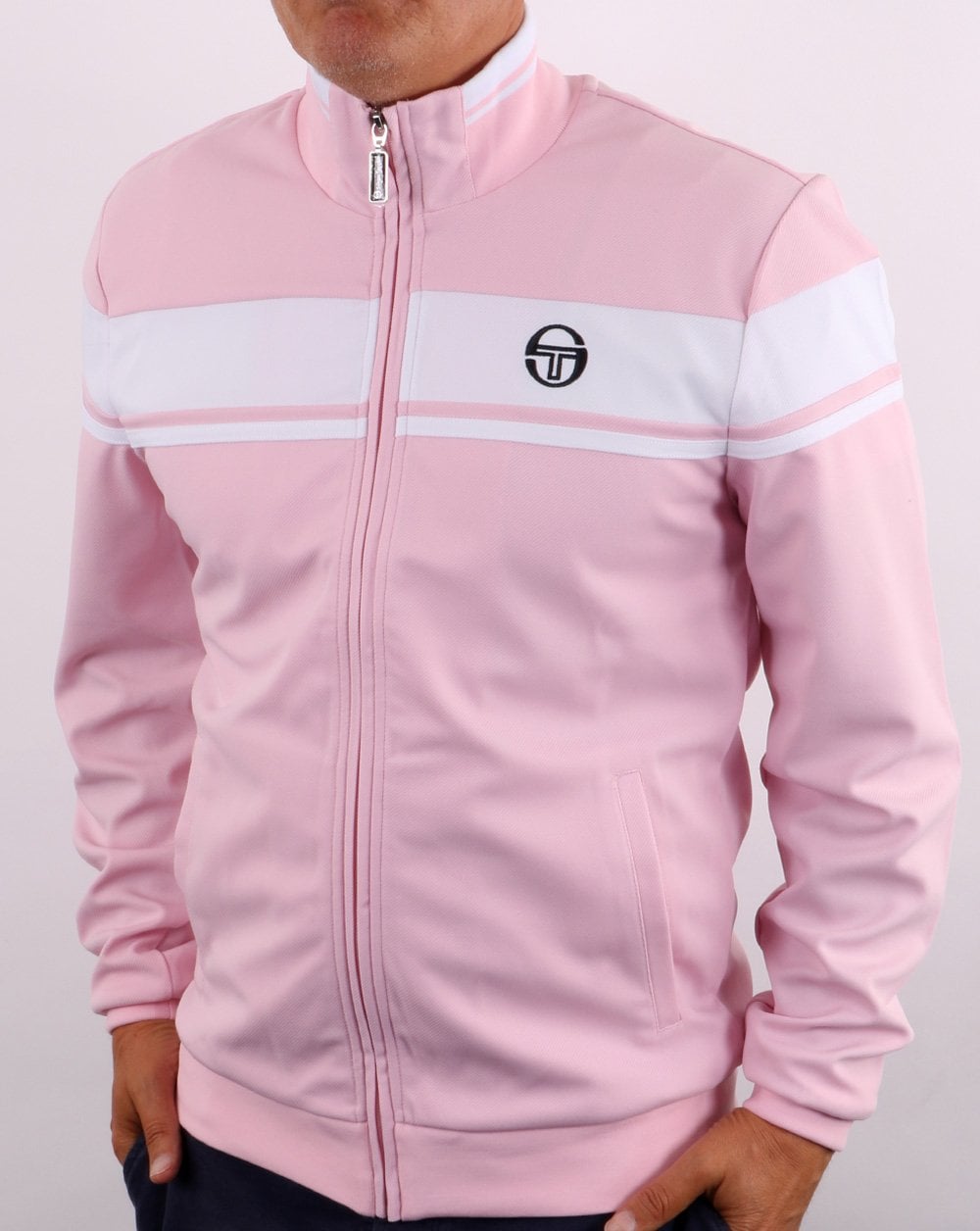 Sergio Tacchini Masters Trainingsjacke Pink/Weiß