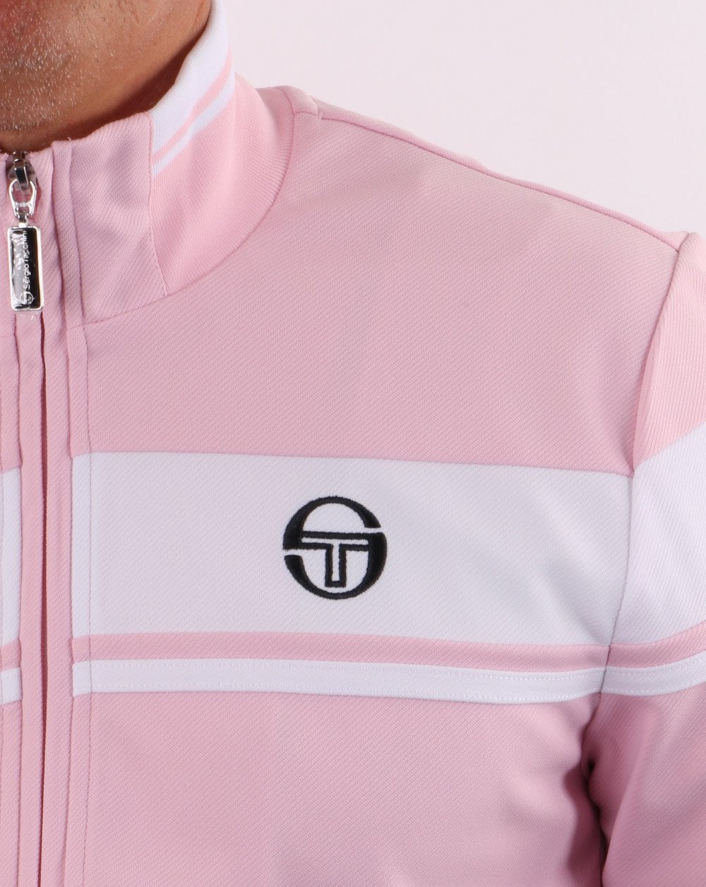 Sergio Tacchini Masters Trainingsjacke Pink/Weiß