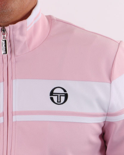 Sergio Tacchini Masters Trainingsjacke Pink/Weiß