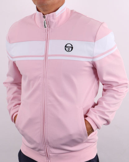 Sergio Tacchini Masters Trainingsjacke Pink/Weiß