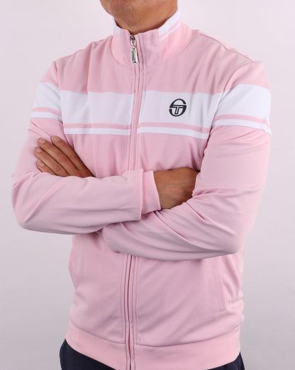 Sergio Tacchini Masters Trainingsjacke Pink/Weiß