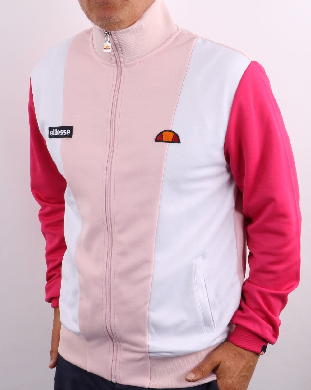 Ellesse – Vilas – Trainingsjacke in Rosa