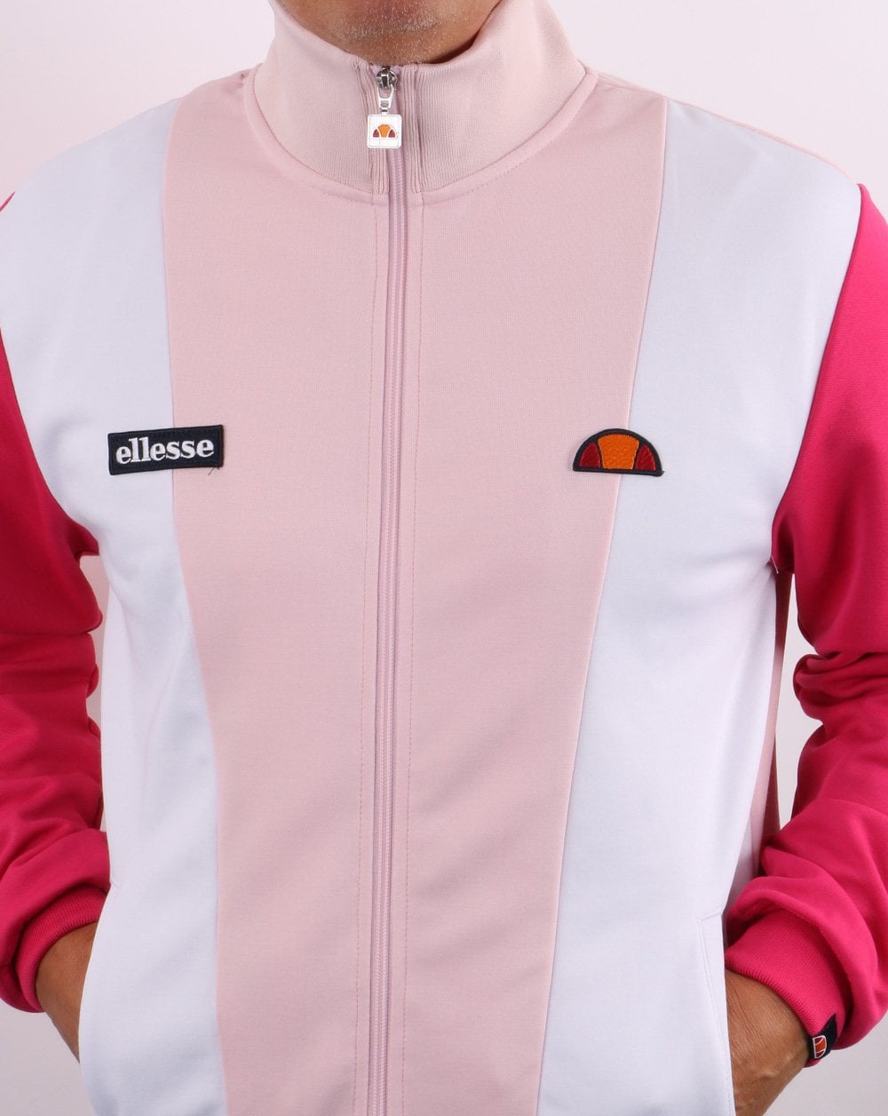 Ellesse – Vilas – Trainingsjacke in Rosa