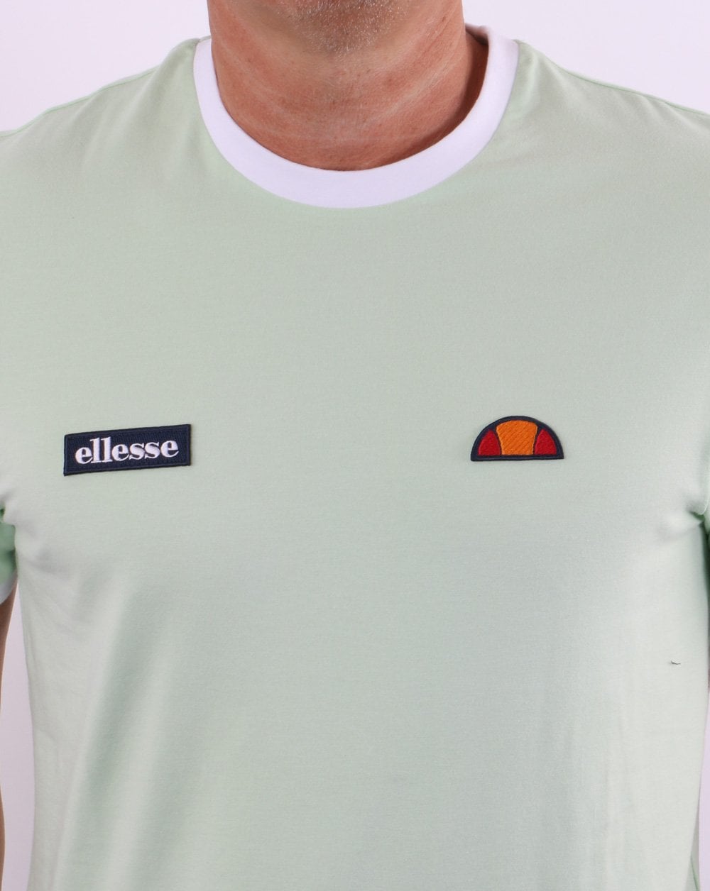Ellesse Ringer T-Shirt Hellgrün