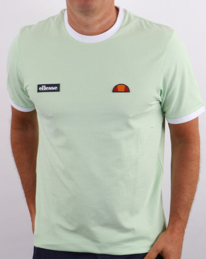 Ellesse Ringer T-Shirt Hellgrün