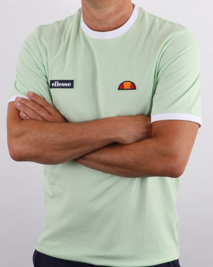 Ellesse Ringer T-Shirt Hellgrün