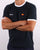 Ellesse Ringer T Shirt Navy