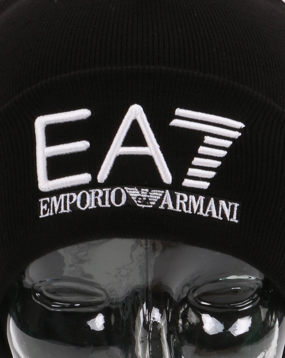 EA7 Beanie-Mütze Schwarz