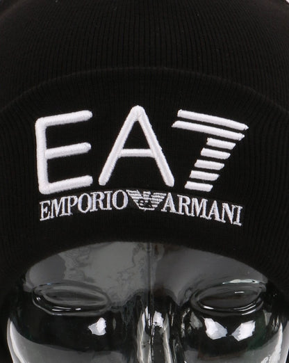 EA7 Beanie-Mütze Schwarz