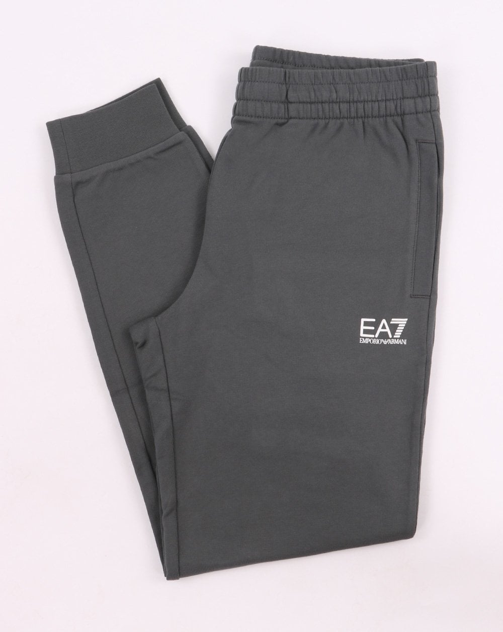 Emporio Armani EA7 Klassische Jogginghose, Metallgrau