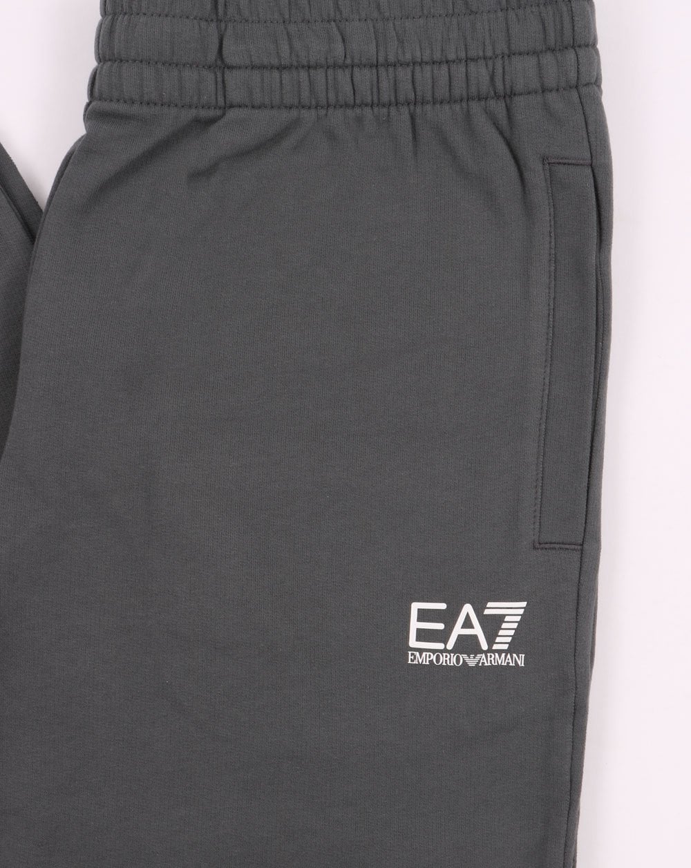 Emporio Armani EA7 Klassische Jogginghose, Metallgrau