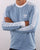 Adidas Originals 3 Stripes Ls T Shirt Sky