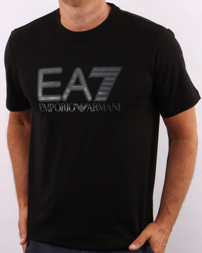 Emporio Armani EA7 T-Shirt Schwarz/Grau