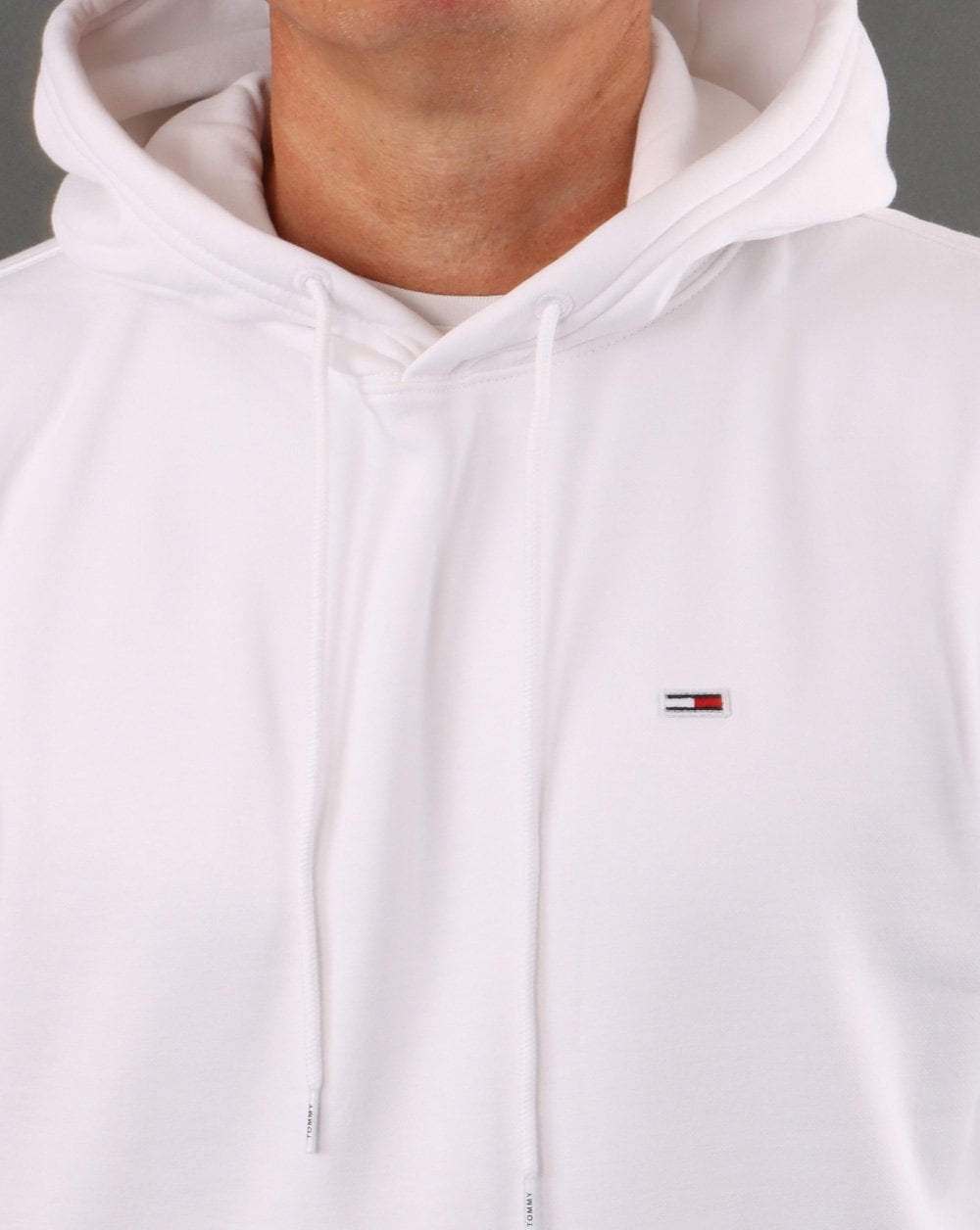 Tommy Hilfiger Fleece Hoody White