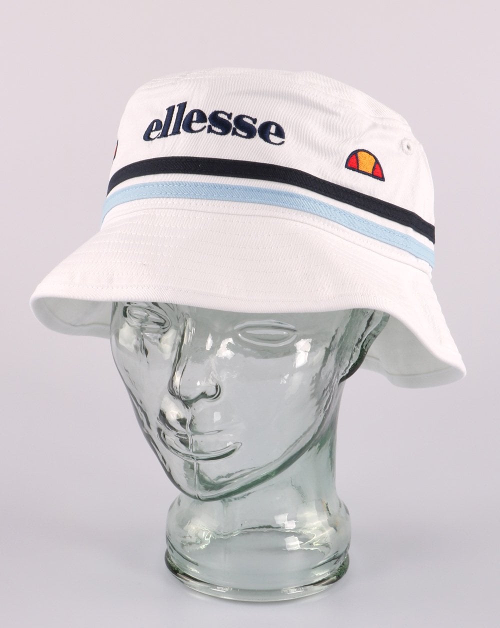 Ellesse Lorenzo Bucket Hat White/Navy/Sky Blue