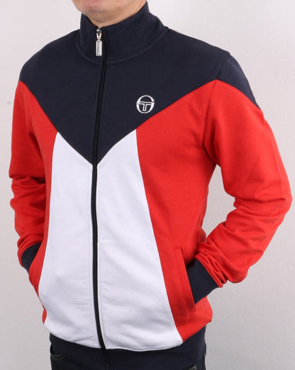 Sergio Tacchini Vero Track Top Marine/Weiß/Rot
