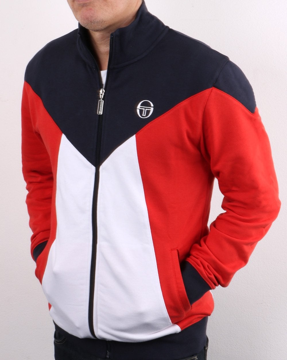 Sergio Tacchini Vero Track Top Marine/Weiß/Rot