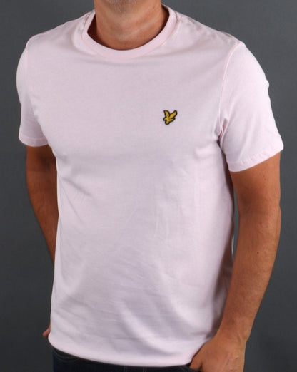 Lyle And Scott – T-Shirt in Stonewash-Rosa