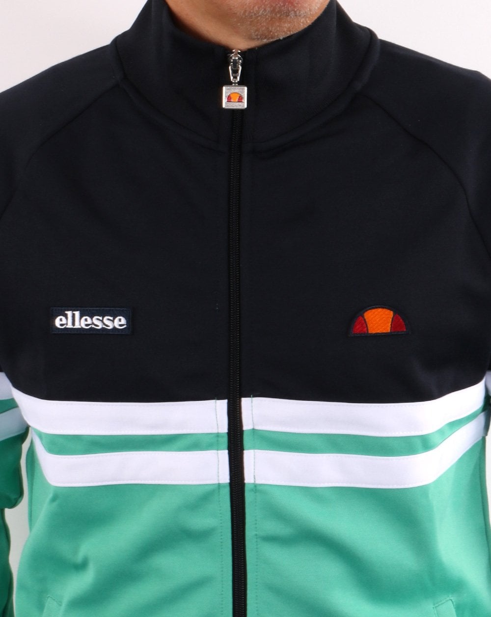 Ellesse Rimini Track Top Navy / Mint Green
