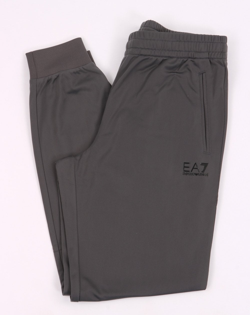 Emporio Armani EA7 Polyester Trainingsanzug Metallgrau