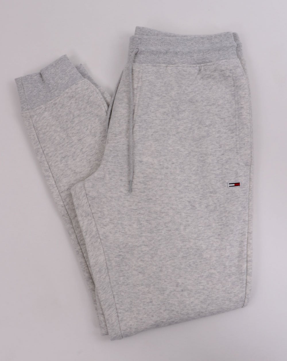 Tommy Jeans – Slim Fit-Jogginghose in Hellgrau-Melange