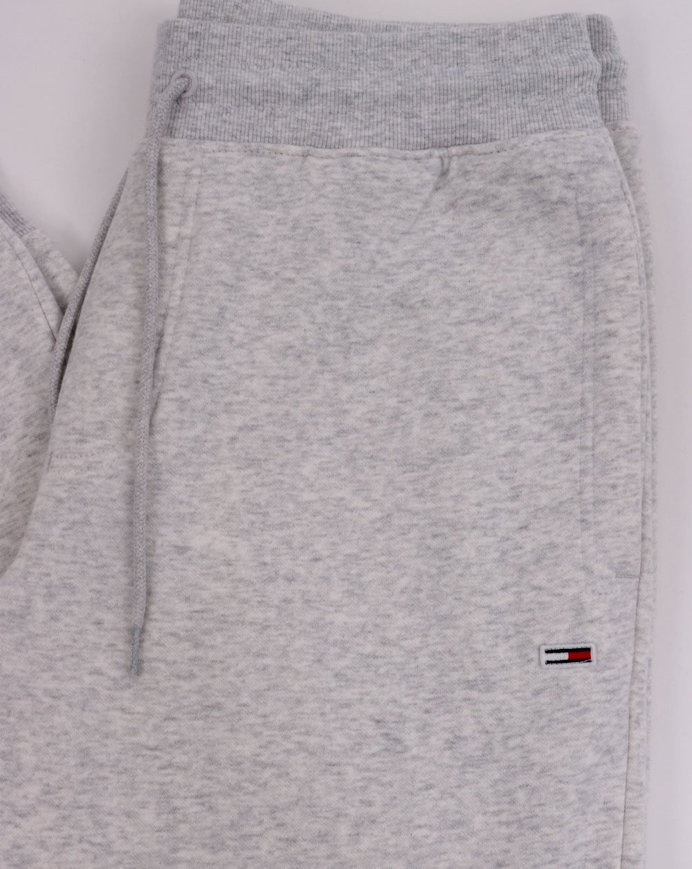 Tommy Jeans – Slim Fit-Jogginghose in Hellgrau-Melange