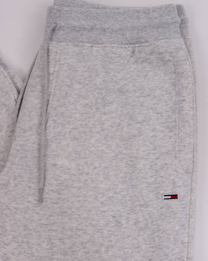 Tommy Jeans – Slim Fit-Jogginghose in Hellgrau-Melange