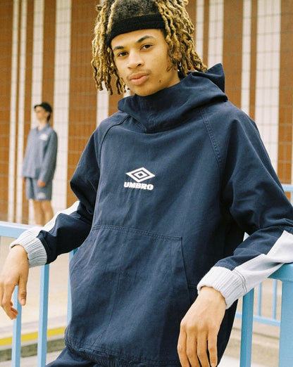 Umbro Drill Kapuze Dunkelblau
