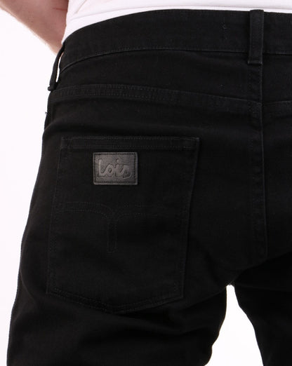 Lois Terrace – Regular-Taper-Jeans in Schwarz