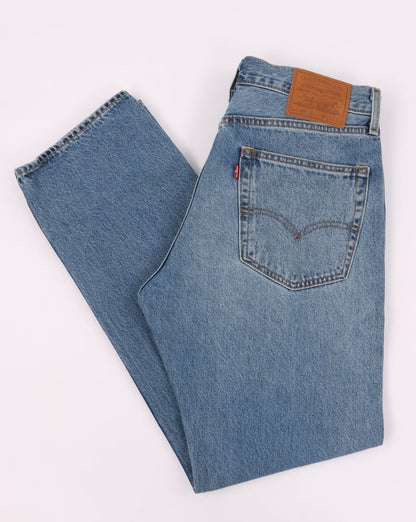 Levi's – 551z Authentic Straight Jeans „Boot Boogie“ in mittlerem Indigoblau