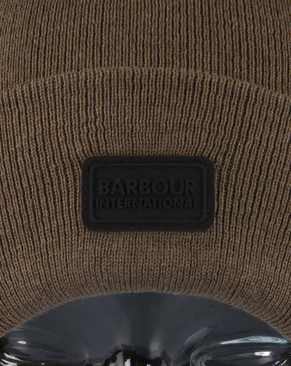 Barbour International Sensor Strickmütze Khaki