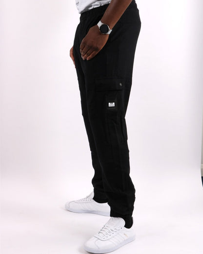 Weekend Offender Kwale Cargo-Jogginghose, Schwarz