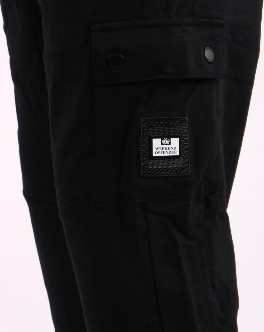 Weekend Offender Kwale Cargo-Jogginghose, Schwarz