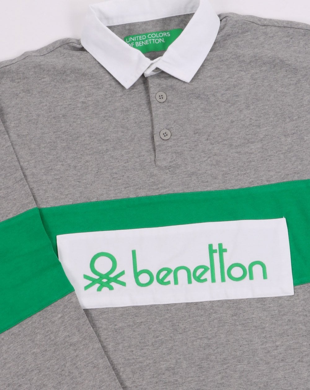 Benetton Rugby-Shirt Grau