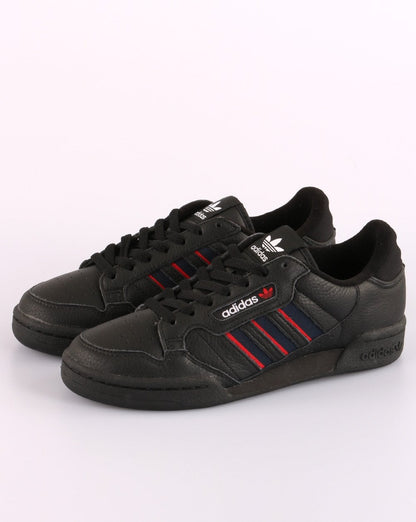 Adidas Continental 80 Stripes Sneakers Schwarz/Marineblau/Rot