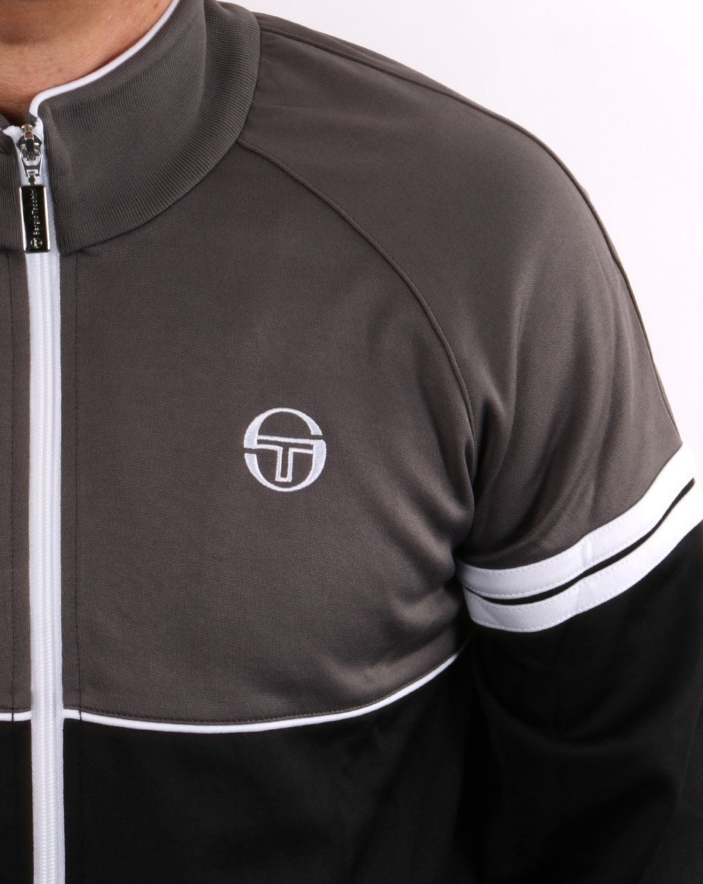 Sergio Tacchini Orion Trainingsjacke Anthrazit/Schwarz