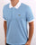 Lacoste Stripe Polo Shirt White/Blue