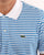 Lacoste Stripe Polo Shirt White/Blue