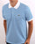 Lacoste Stripe Polo Shirt White/Blue