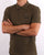 Barbour International Essential Polo Dusky Olive
